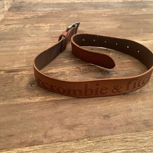 Abercrombie Kids Tan Leather Belt Bag